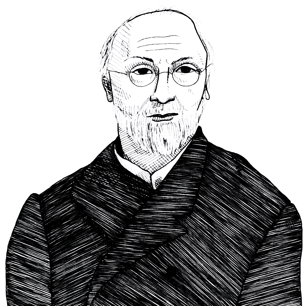 Portrait of Hippolyte Taine