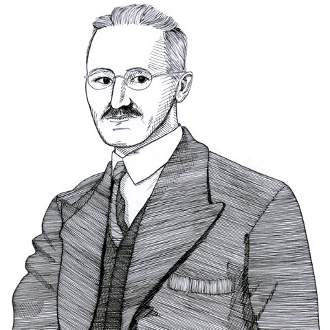 Portrait of Friedrich August von Hayek