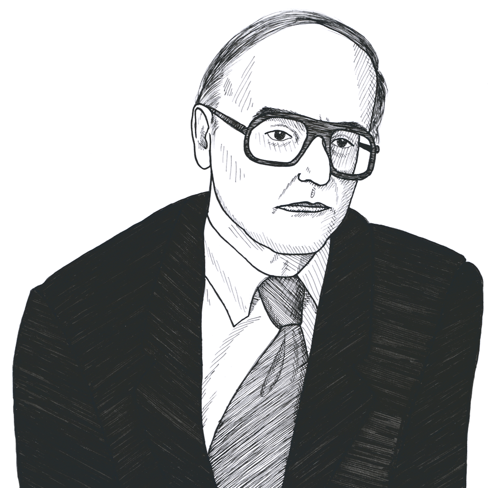 Portrait of Ernest van den Haag