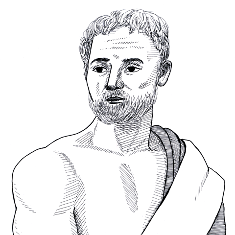 Portrait of Publius Cornelius Tacitus