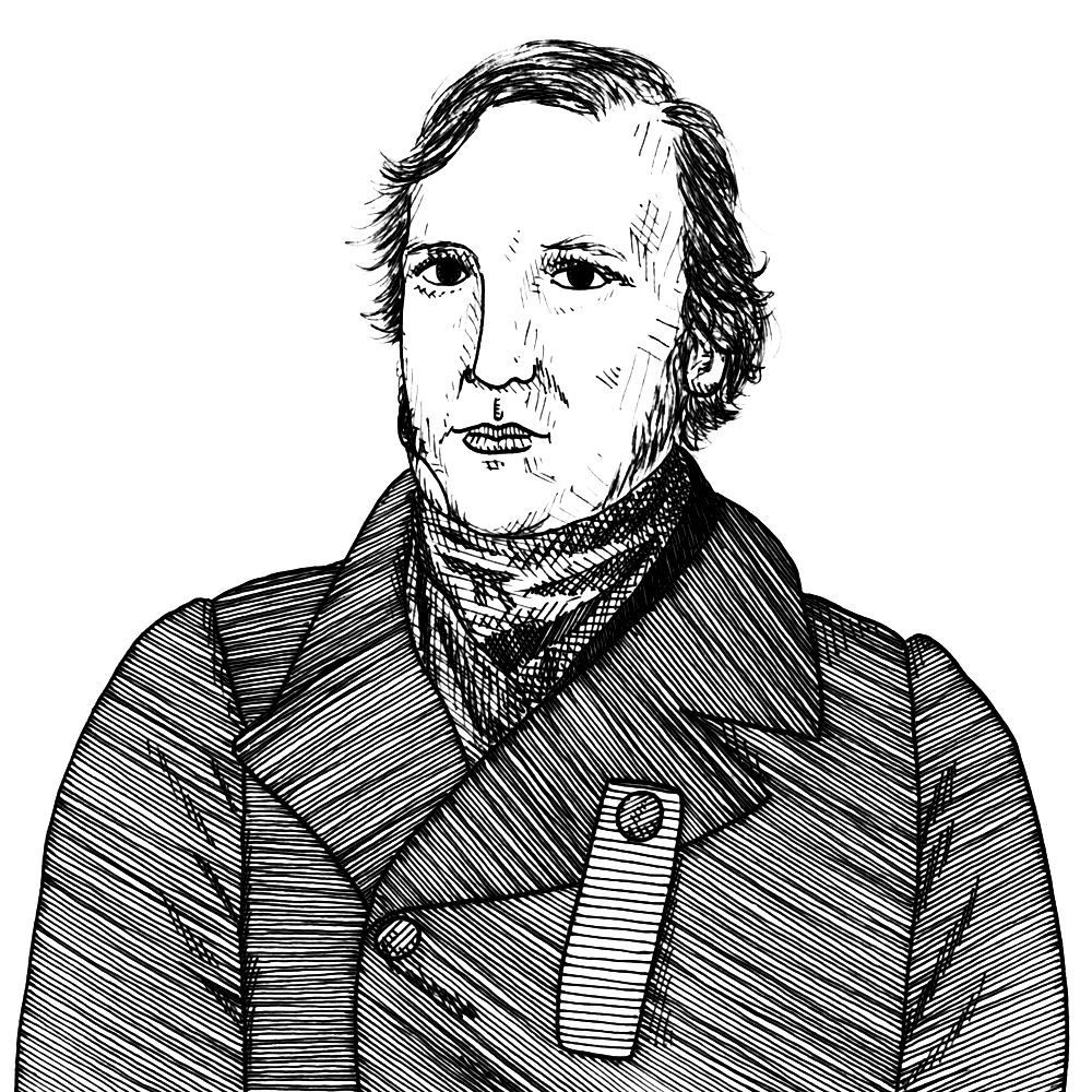 Portrait of Gustave de Beaumont