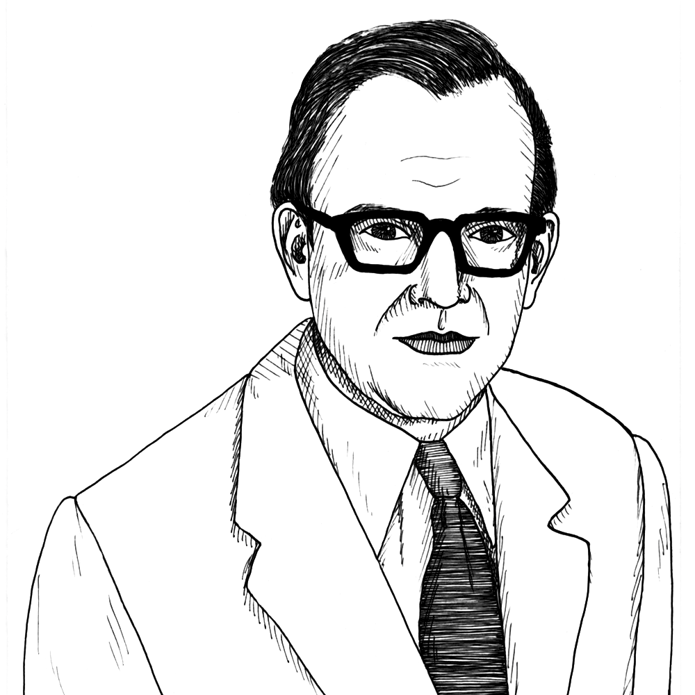Portrait of John Hospers