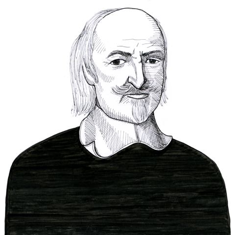 Portrait of Thomas Hobbes