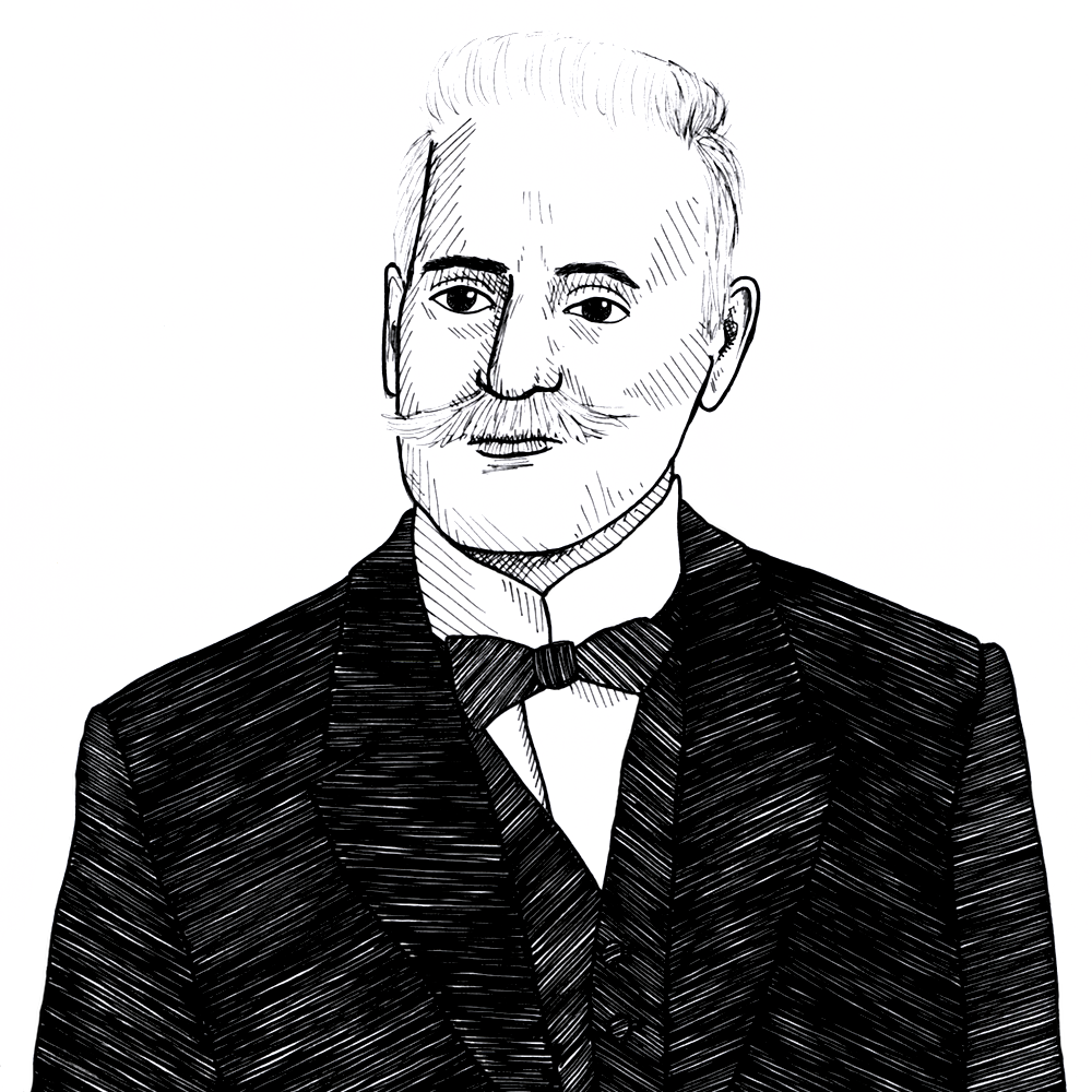 Portrait of Shapurji Aspaniarji Kapadia