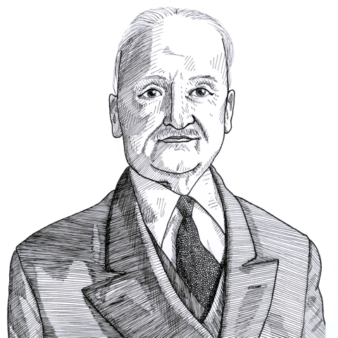 Portrait of Ludwig von Mises