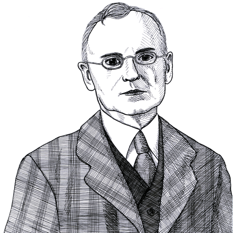 Portrait of Carl Lotus Becker