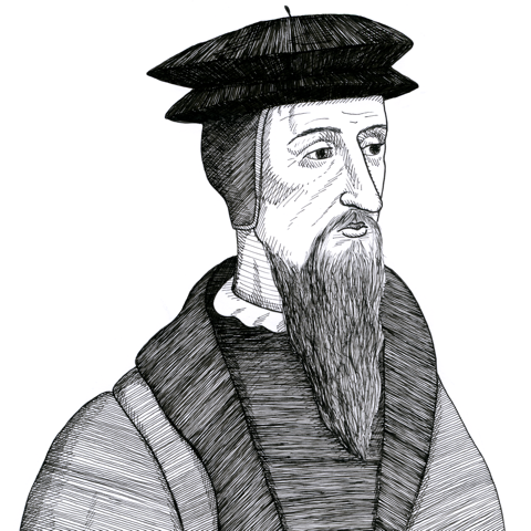 Portrait of John Calvin