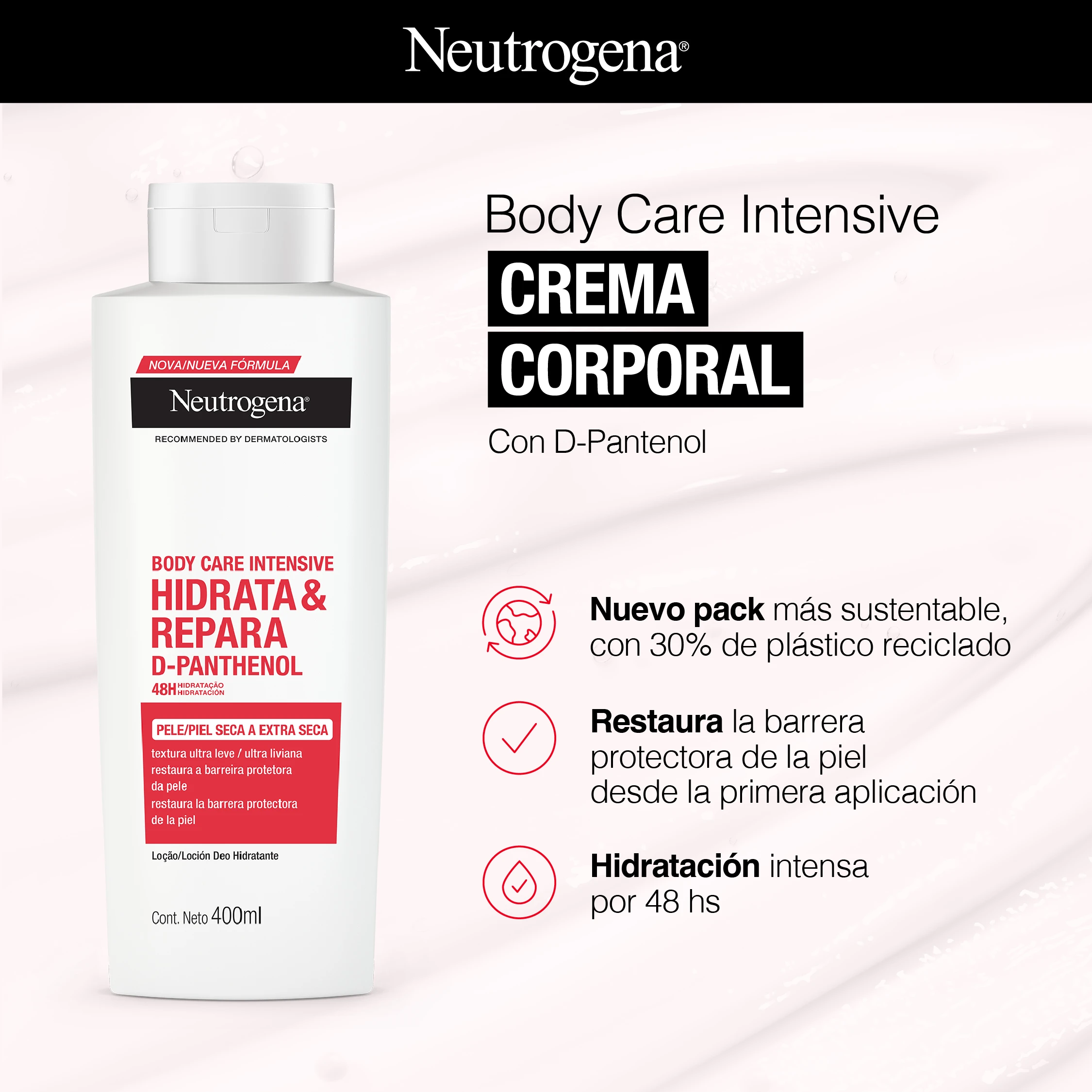 Body Care Intensive CREMA CORPORAL Con D-Pantenol