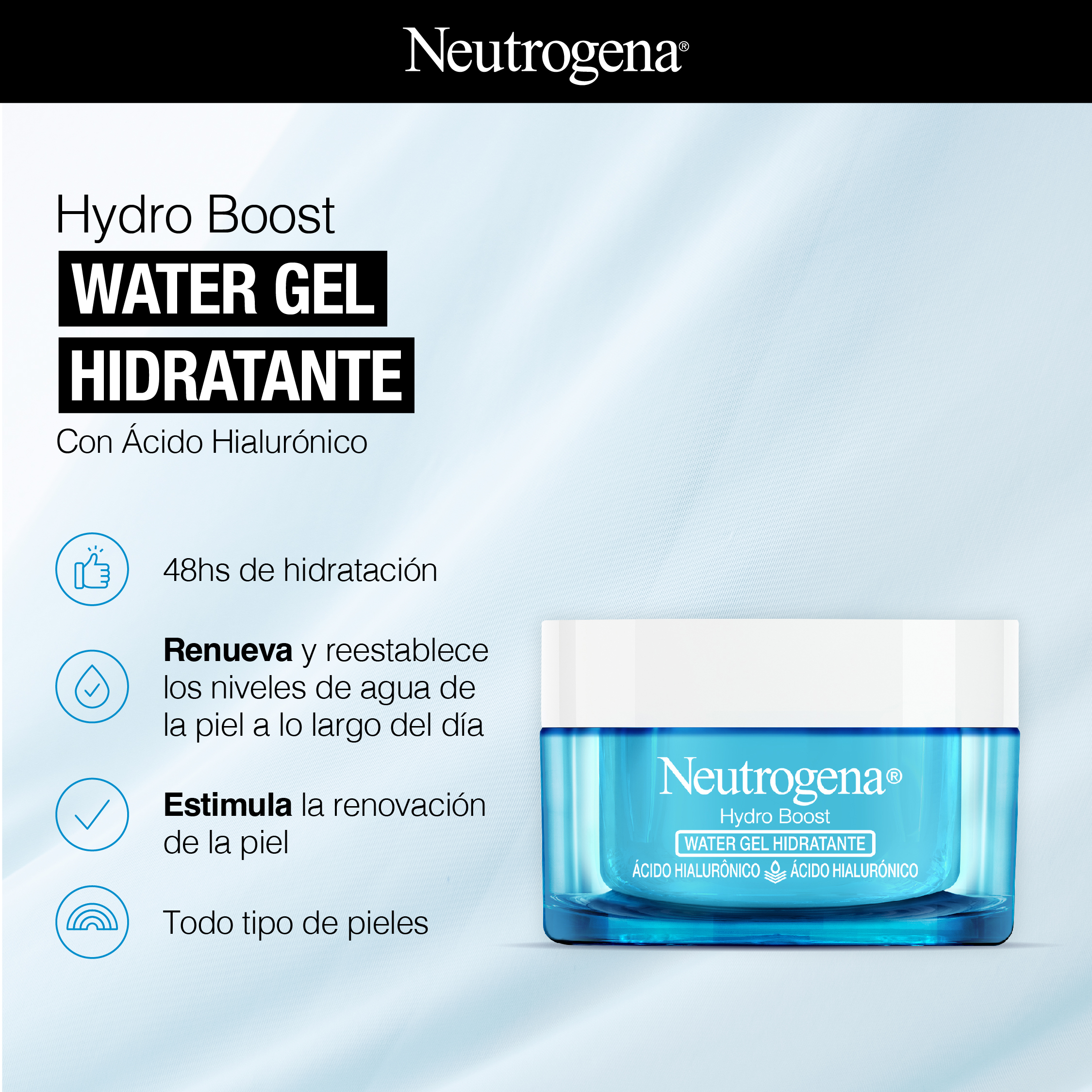 Hydro Boost WATER GEL HIDRATANTE Con Ácido Hialurónico