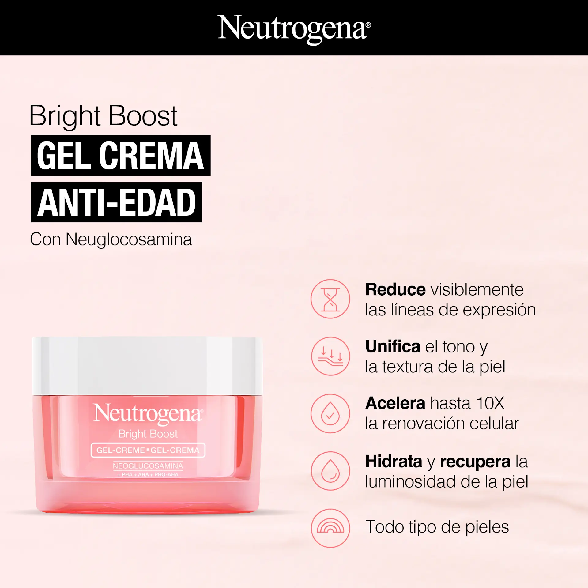 NEUTROGENA® Bright Boost Gel Face Cream 50g