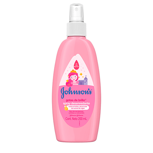 Spray para peinar Gotas de Brillo® JOHNSON'S®