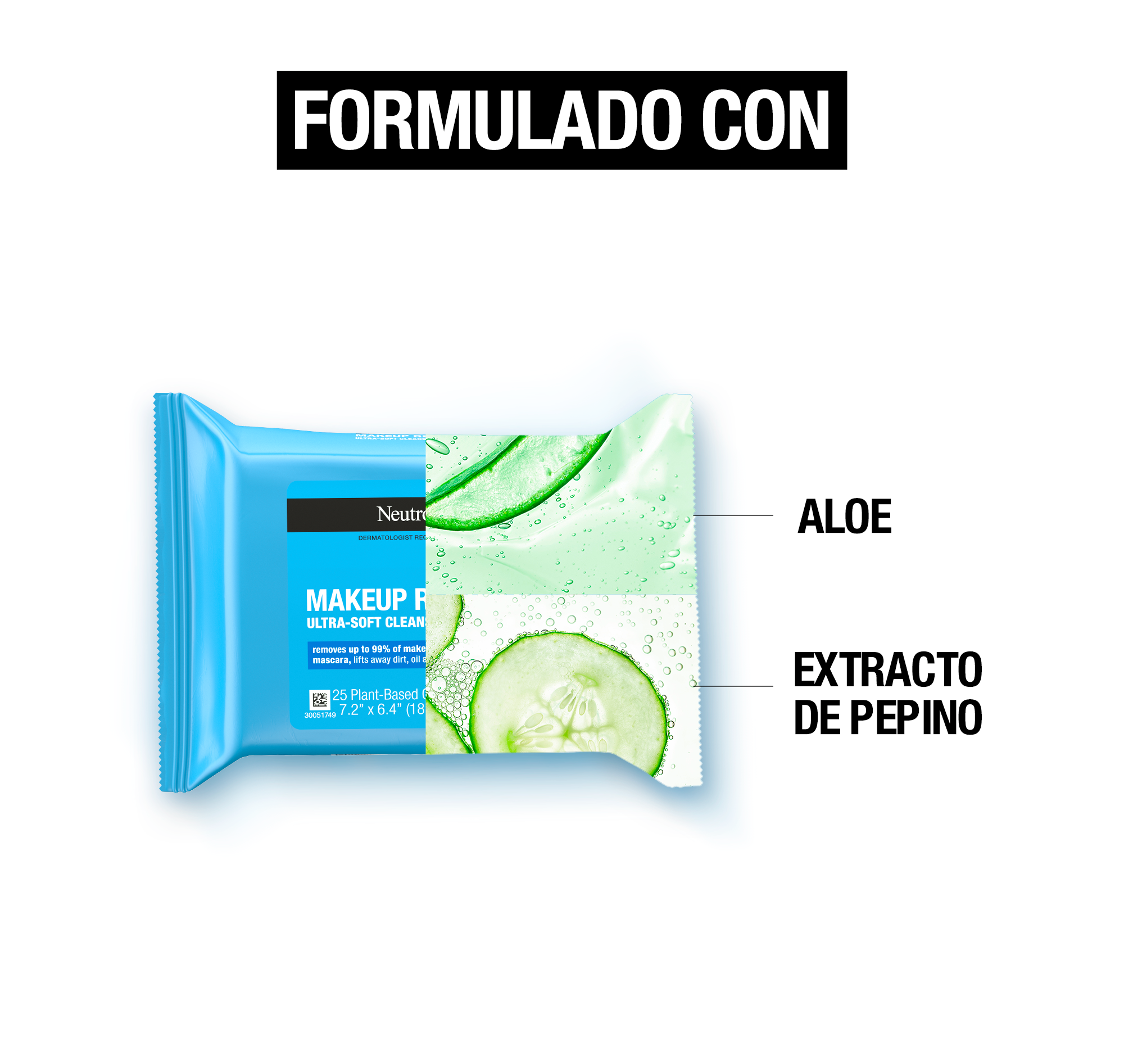 NEUTROGENA® Toallitas Desmaquillantes Piel Sensible FÓRMULA