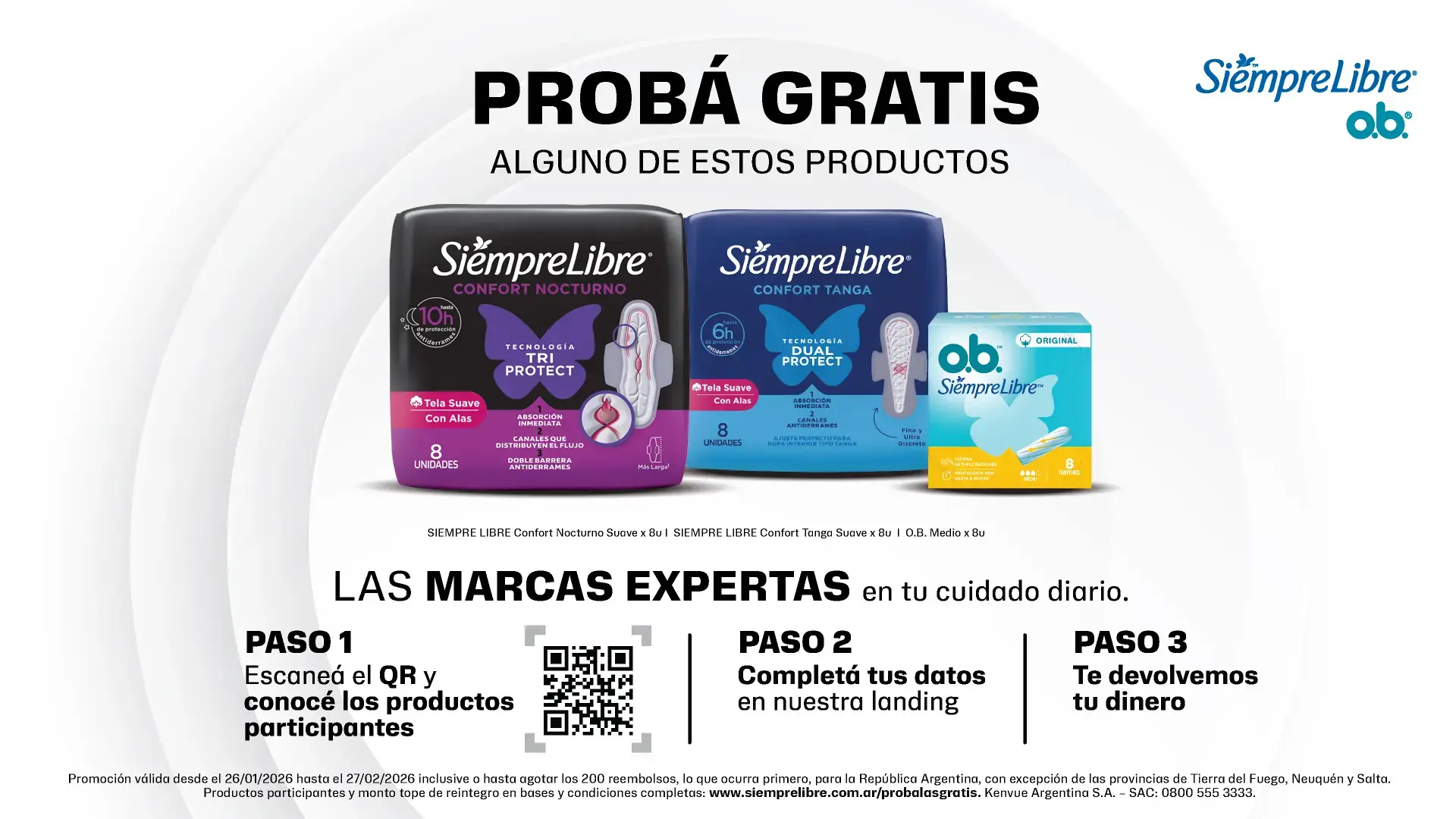 Viví la libertad de sentirte cómoda y protegida todo el día