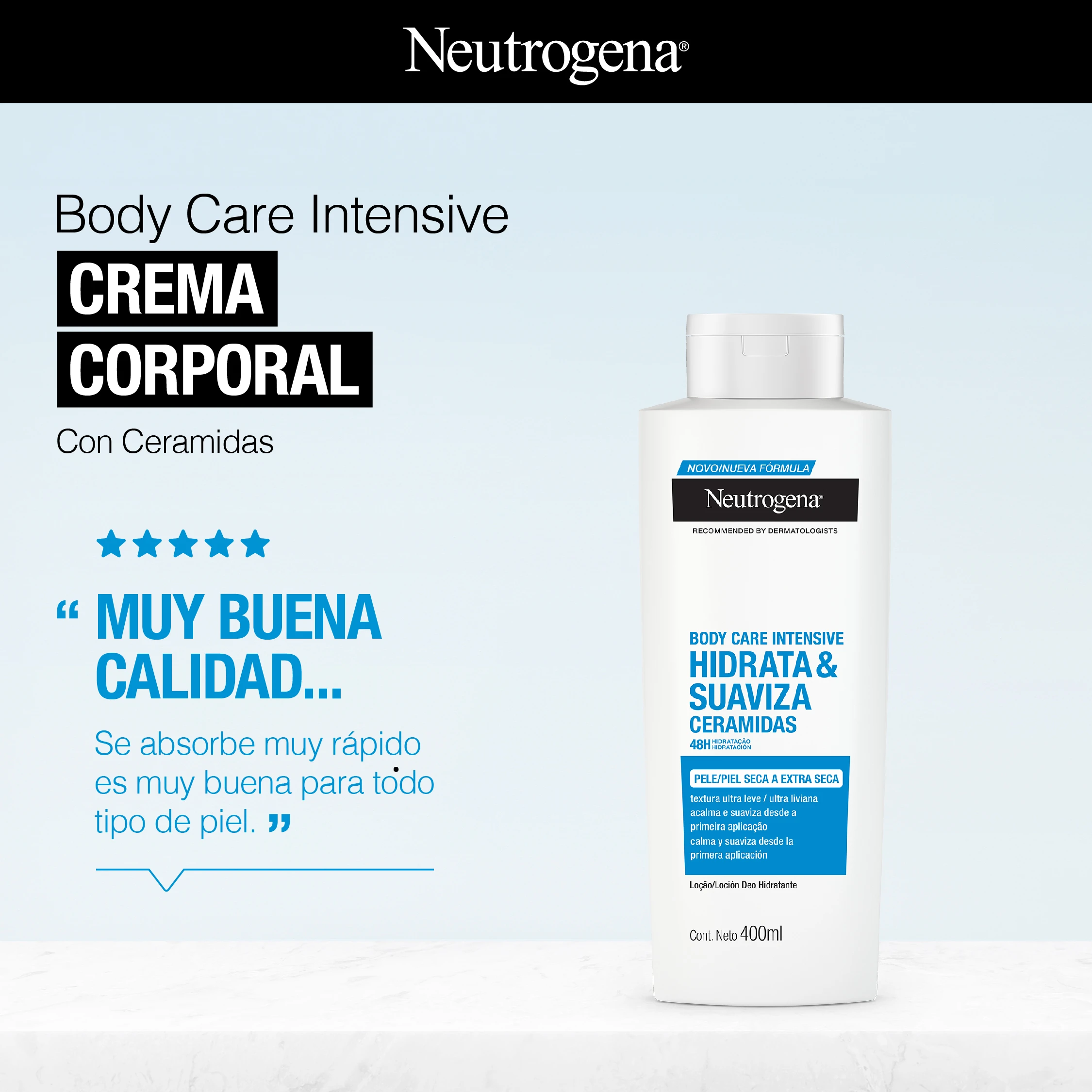 Body Care Intensive CREMA CORPORAL Con Ceramidas "MUY BUENA CALIDAD..."