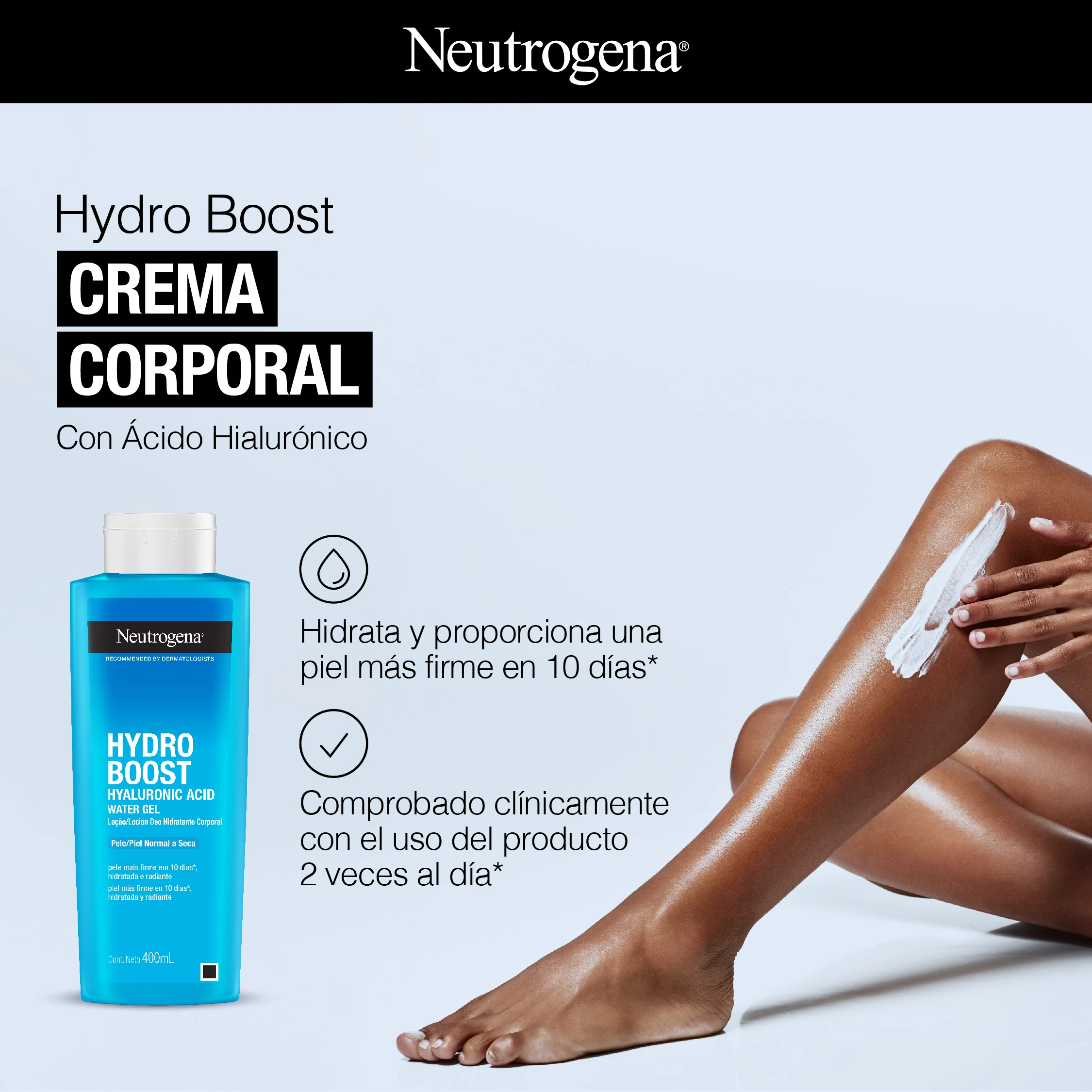 Hydro Boost CREMA CORPORAL Con Ácido Hialurónico