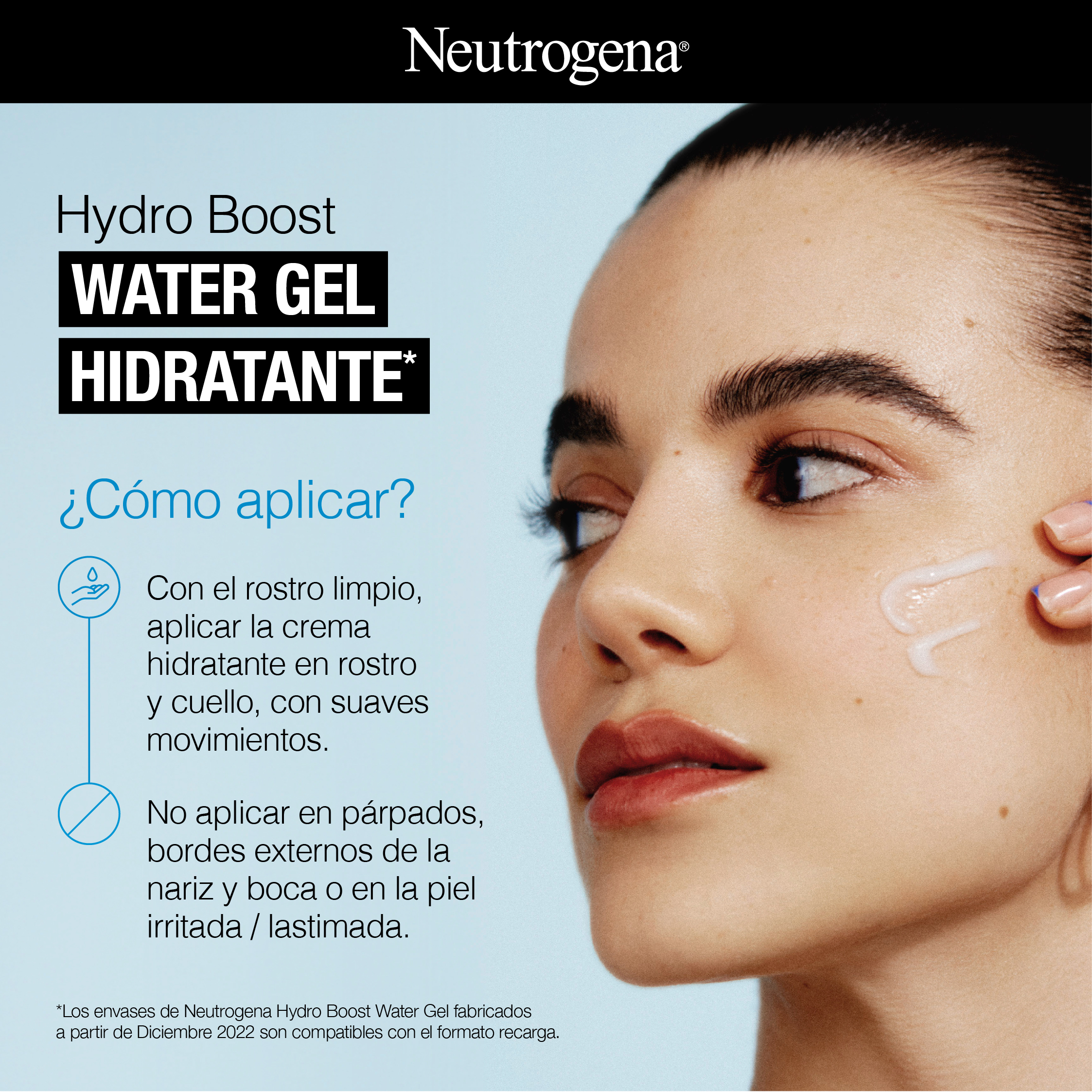 Hydro Boost WATER GEL HIDRATANTE ¿Cómo aplicar?