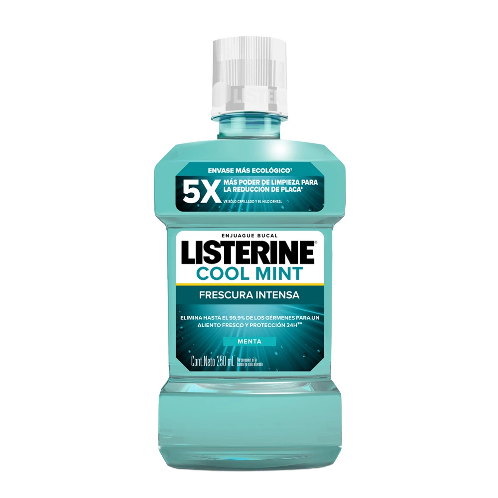 LISTERINE® COOL MINT Frescura Intensa botella 250ml