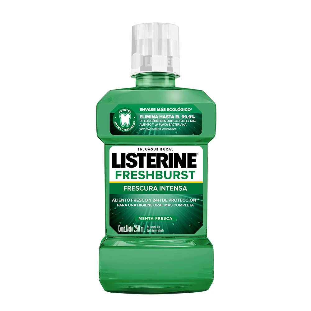 LISTERINE® FRESHBURST Frescura Intensa botella 250ml