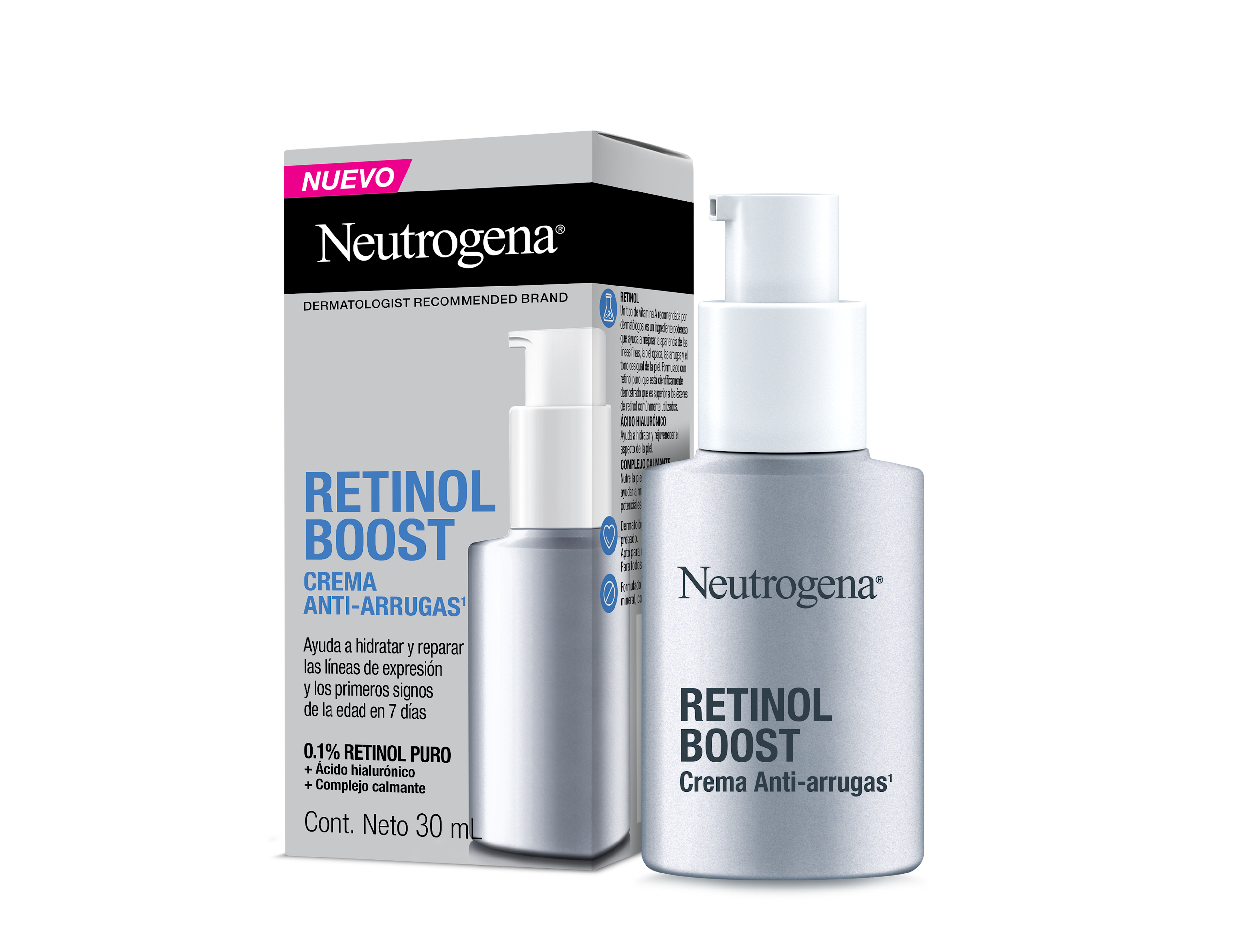 Crema Retinol Boost Anti-Arrugas NEUTROGENA®  30ml