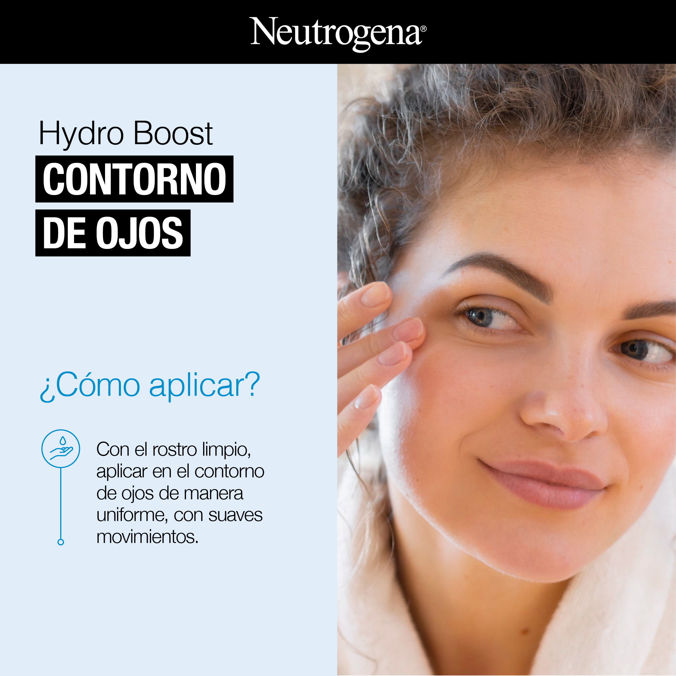 Hydro Boost CONTORNO DE OJOS ¿Cómo aplicar?