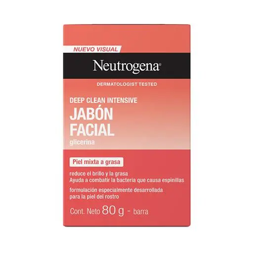 NEUTROGENA DEEP CLEAN INTENSIVE® Jabón en barra de limpieza facial