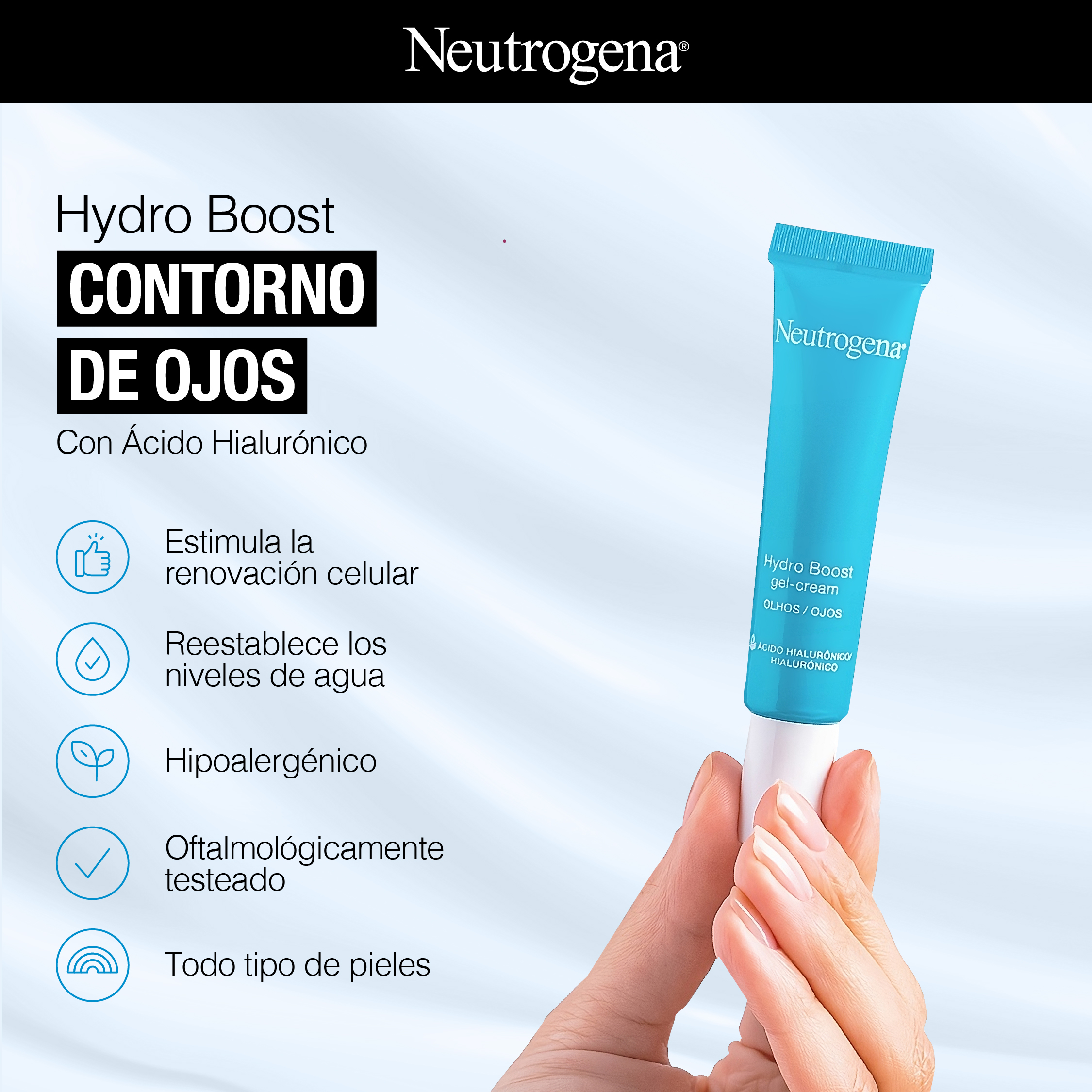 Hydro Boost CONTORNO DE OJOS Con Ácido Hialurónico