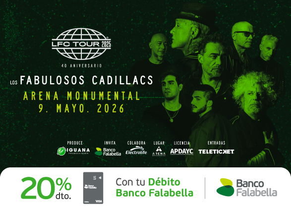 entradas con descuento debito fabulosos cadillacs