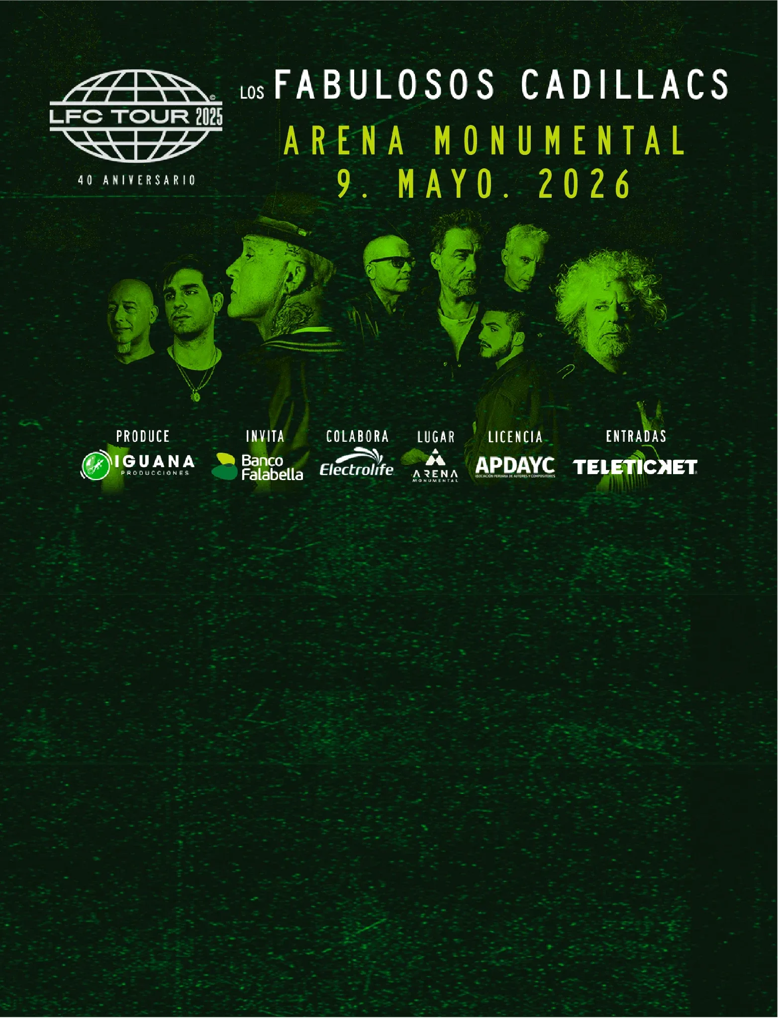 Disfruta del concierto de Los Fabulosos Cadillacs