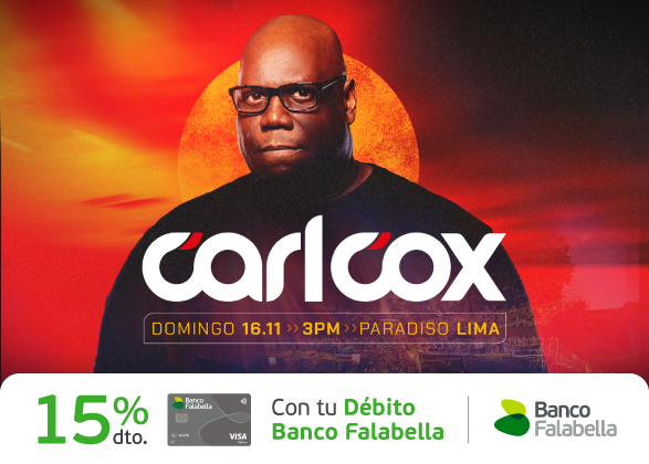 compra entradas carl cox debito