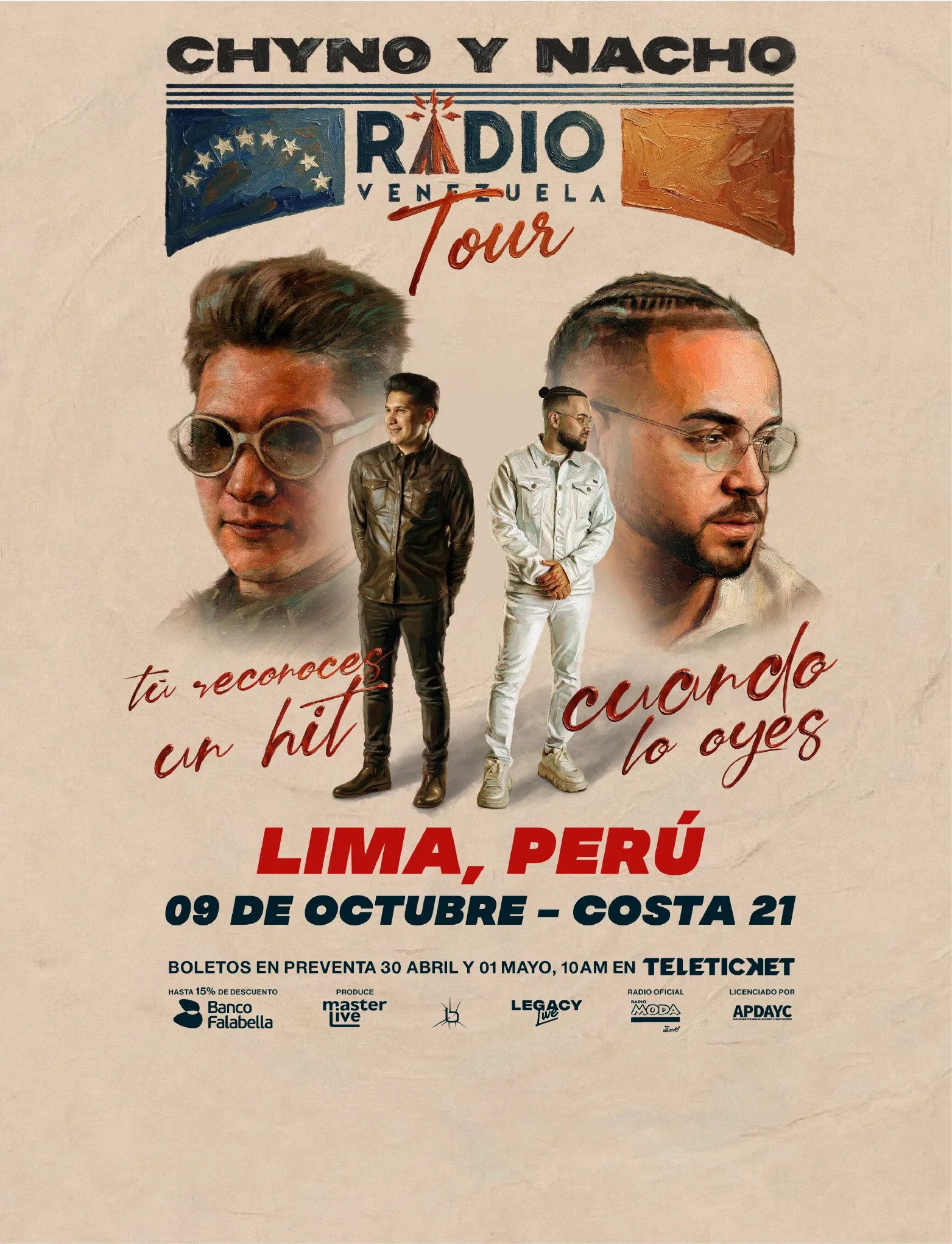 Chyno y Nacho en Lima: Entradas con 15% dto.