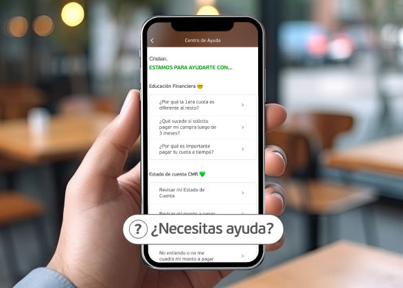 Resuelve tus dudas desde tu App