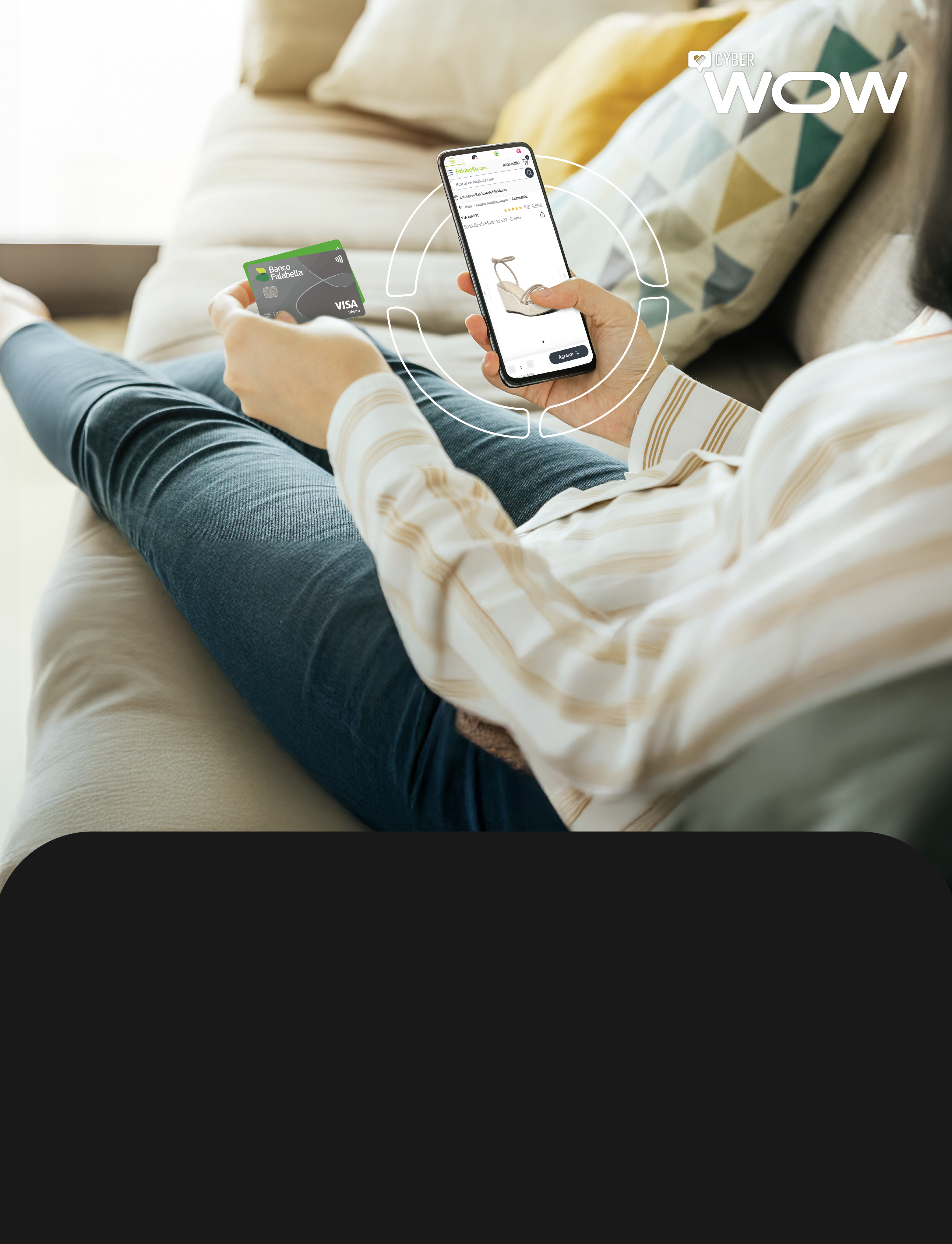 ¡Este Cyber WoW, acumula x2 CMR Puntos en tus compras online!