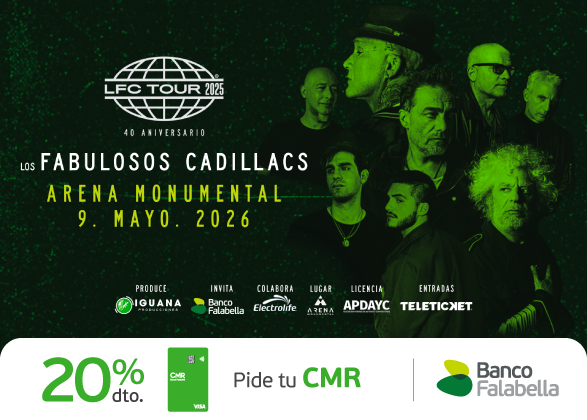 entradas concierto fabulosos cadillacs cmr