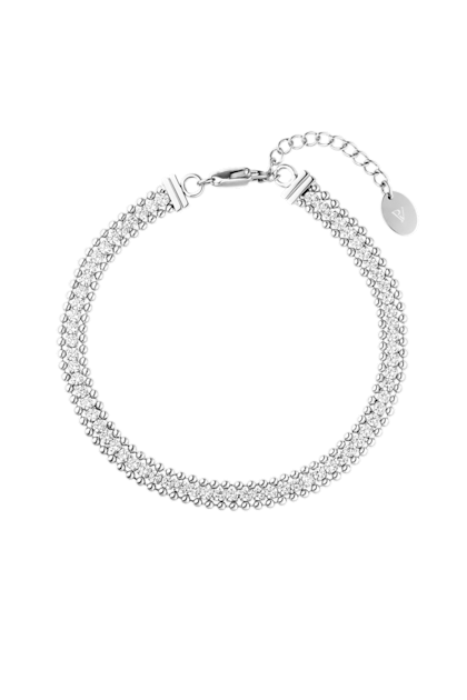 Sparkling Tennis Bracelet Silver Paul Valentine Europe