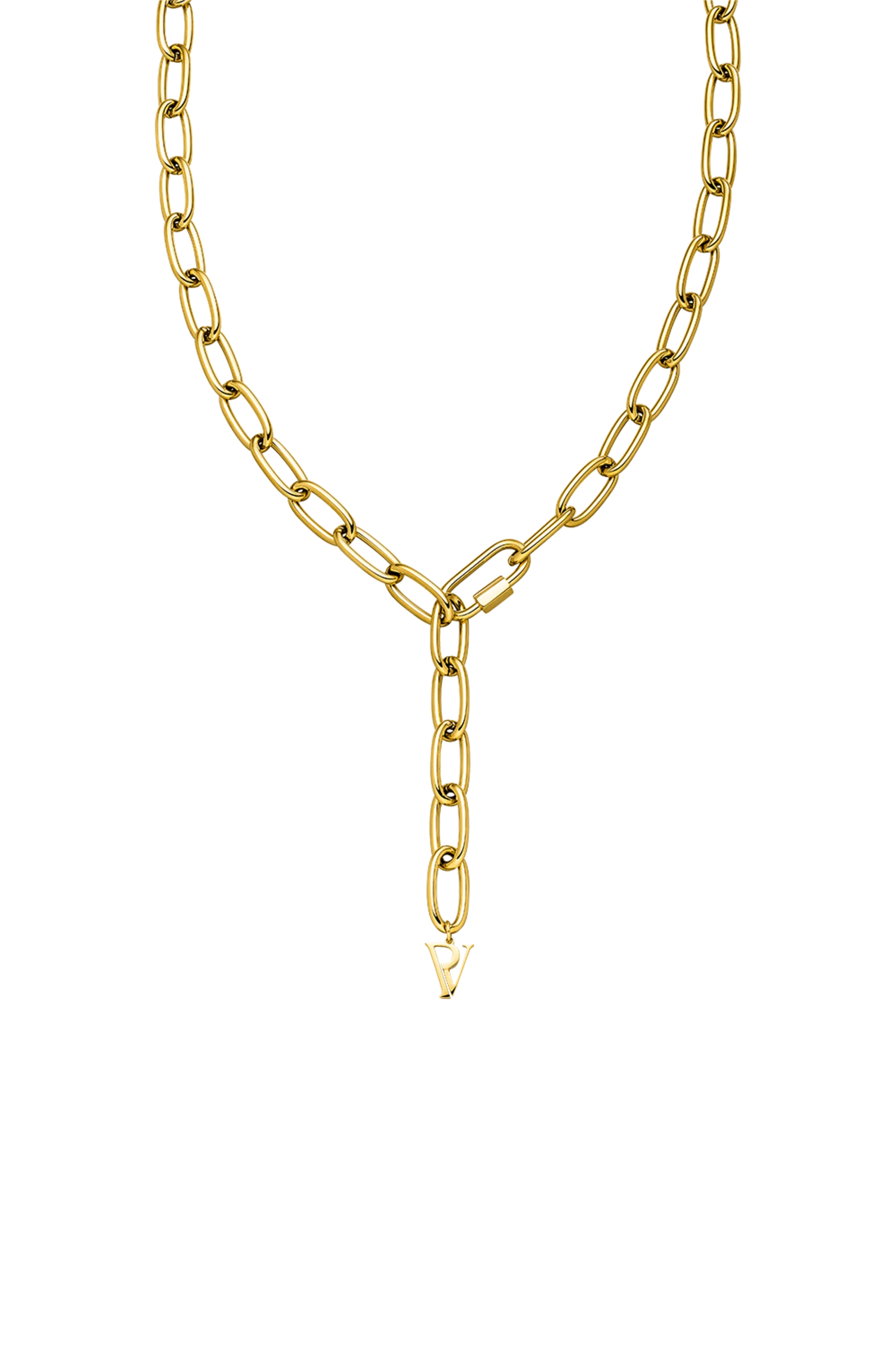 undefined | Éclat PV Link Necklace 14K Gold Plated