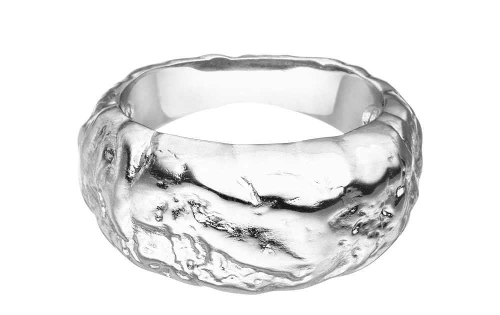 dome ring silver dome ring silver