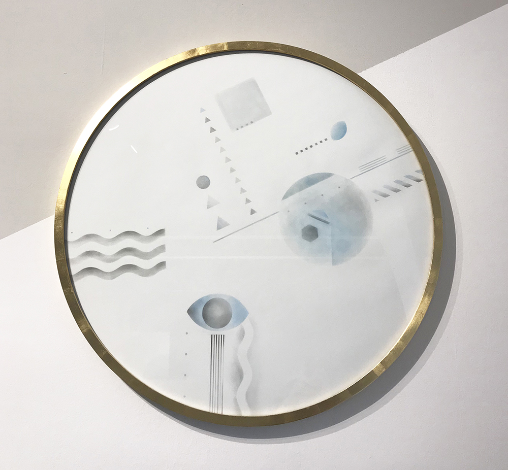 Tránsito circular - Pastel seco sobre papel - 85cm de diámentro - 2022