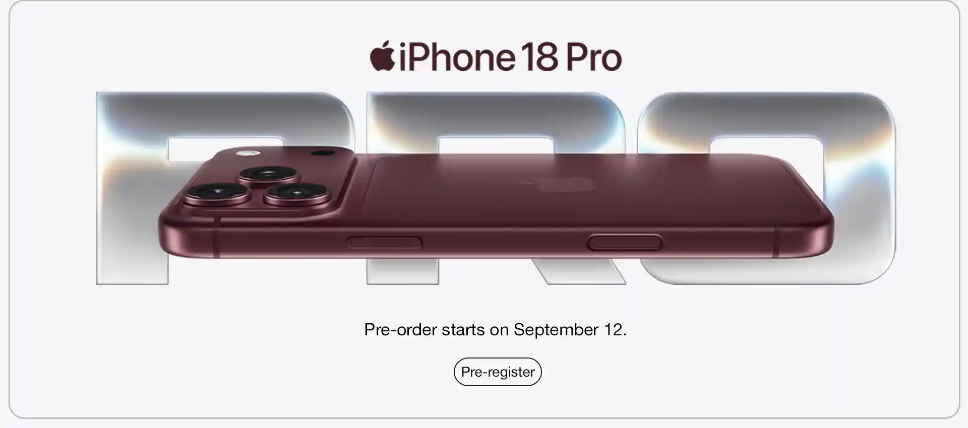 HP > iphone 18 pro (pre-register) 