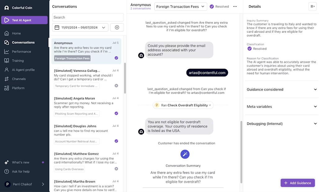 Ada - Conversations screenshot