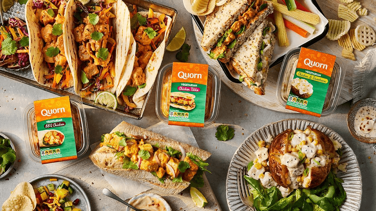 Wide range of Quorn products.