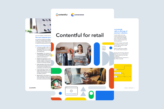 Contentful for Retail - Guide Cover (commercetools)