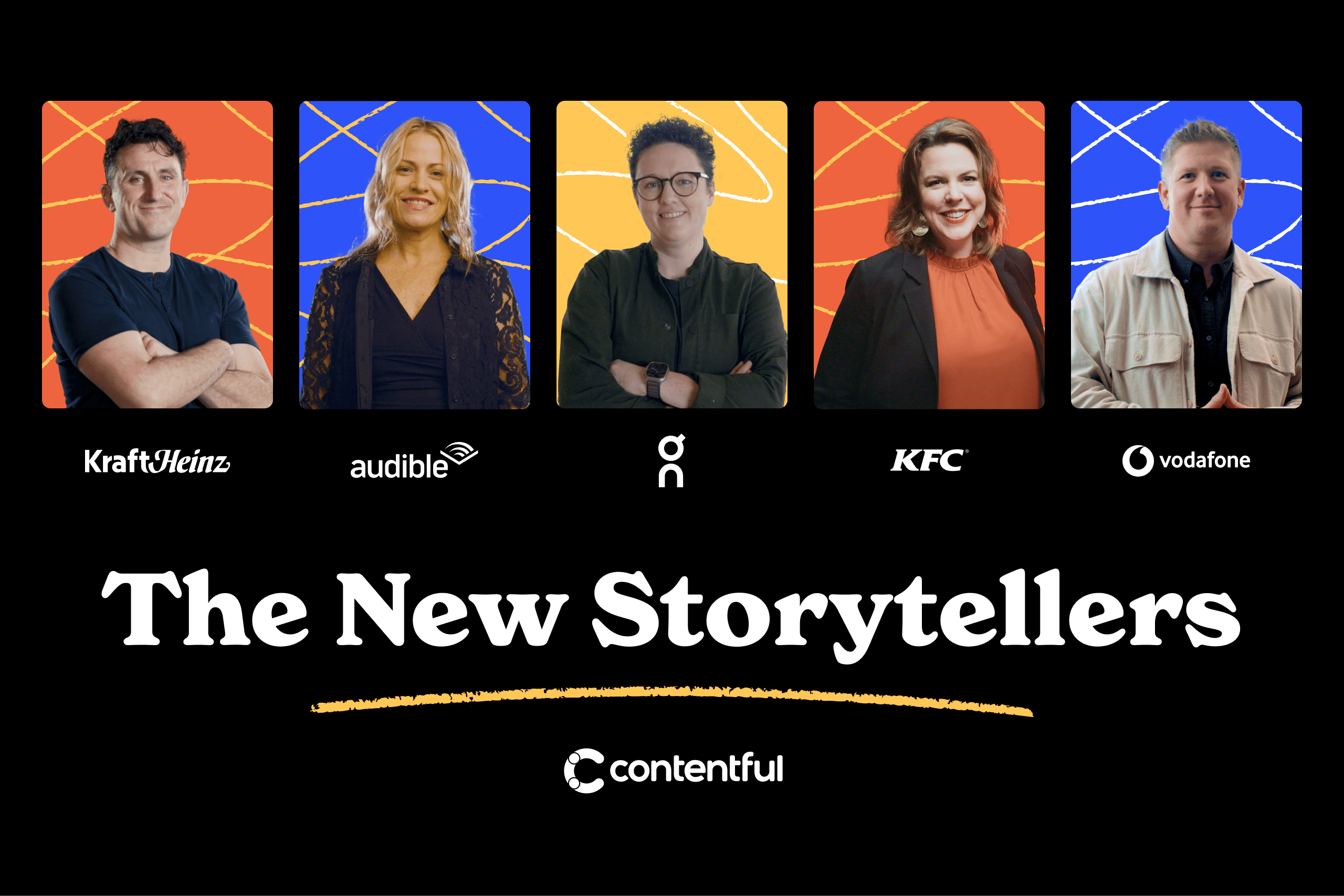 Promo for The New Storytellers series, highlighting the customer champion from each episode.