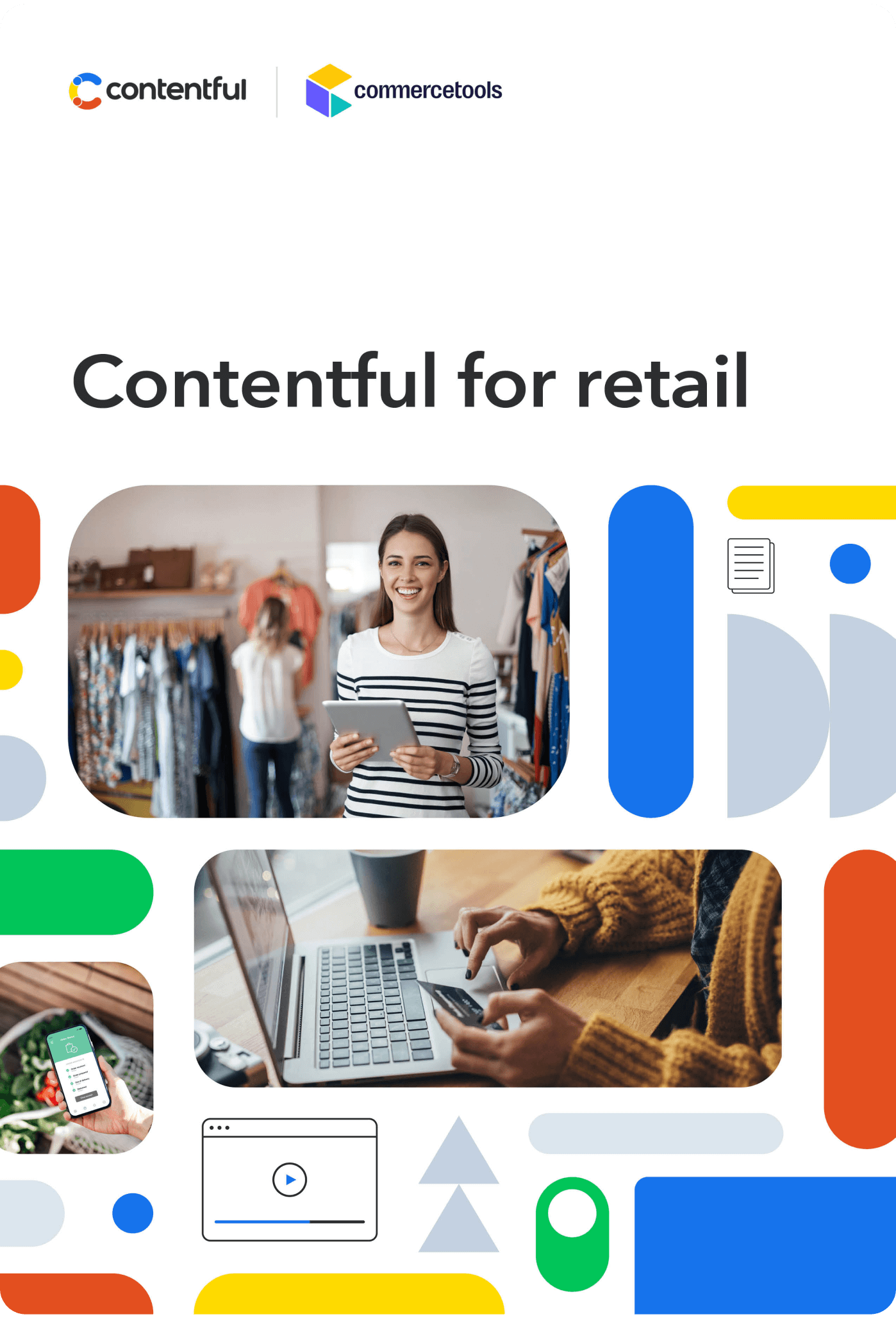 Contentful for Retail guide cover.