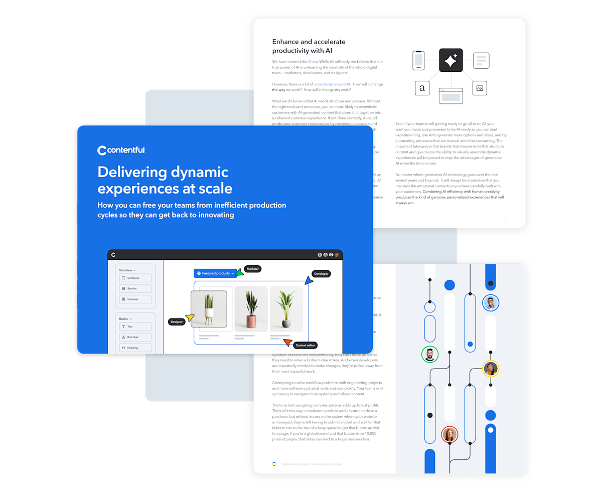 Delivering dynamic experiences at scale | Contentful