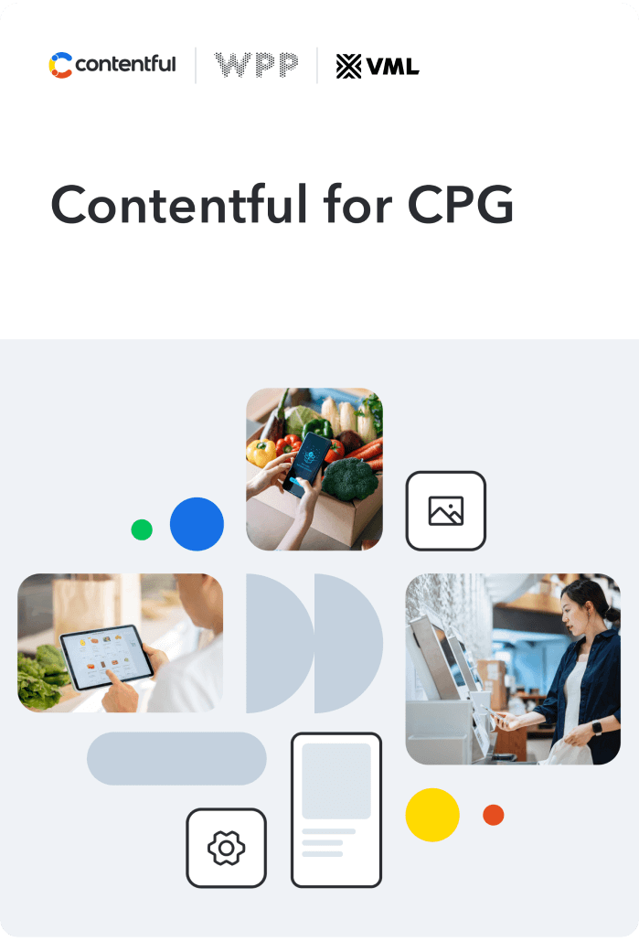 Contentful for CPG guide cover