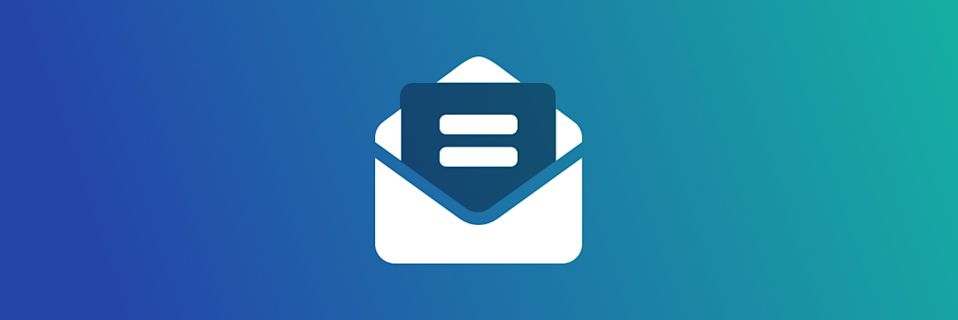 Email icon with an equals sign in the middle of the page.