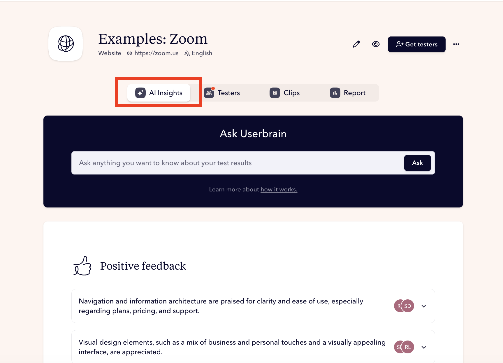 Ask Userbrain blog/AI Insights