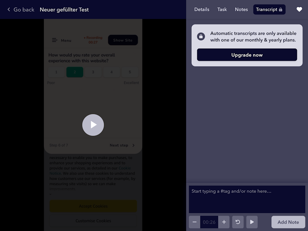 Generate Transcript From Video Transcripts: Faster User Tests With AI Transcription | Userbrain Blog