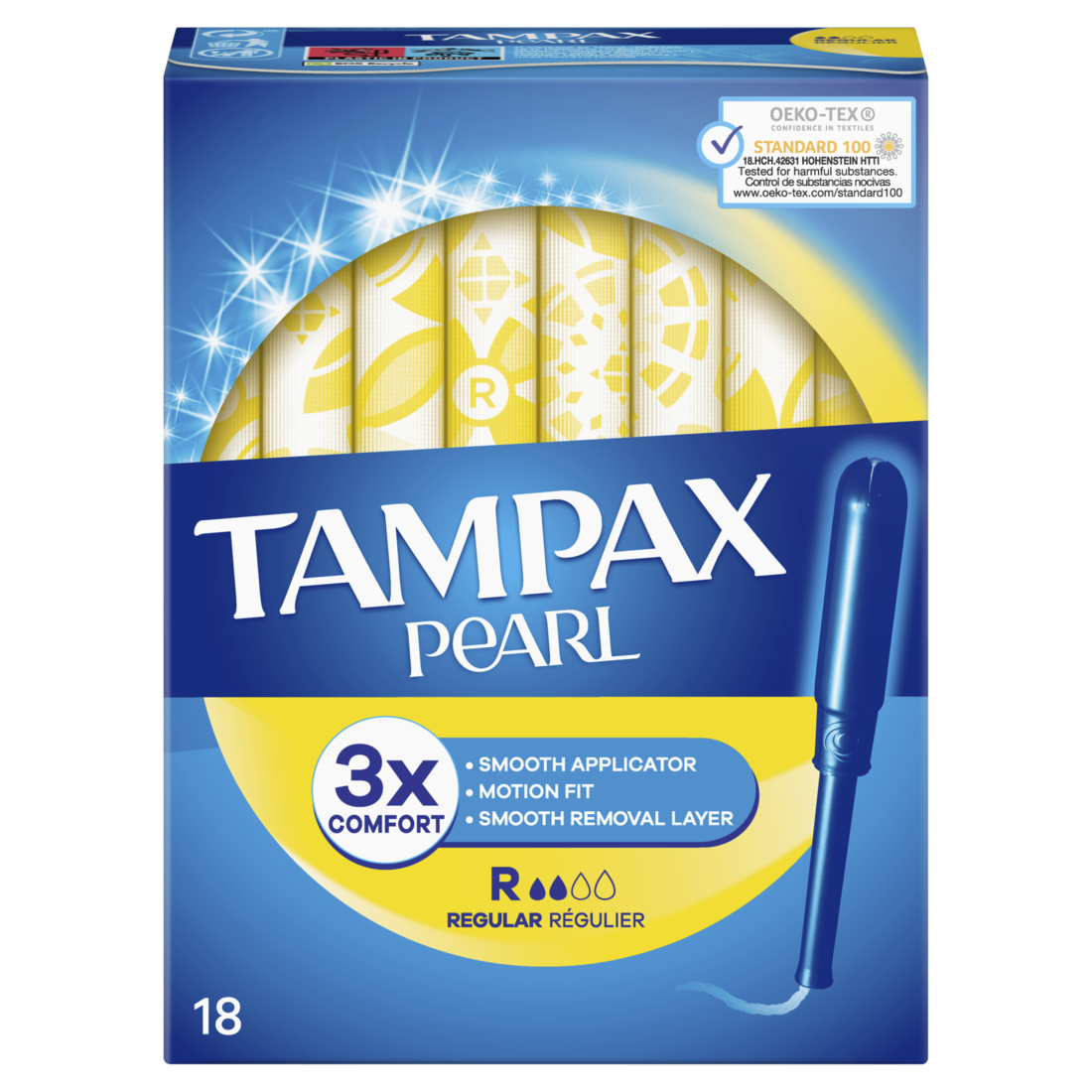 Tampons with applicator Tampax Pearl Regular
