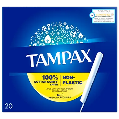 Tampons with applicator Tampax Cardboard Regular